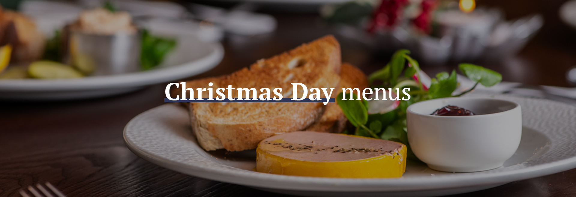 Christmas Day Menu at The Royal Oak