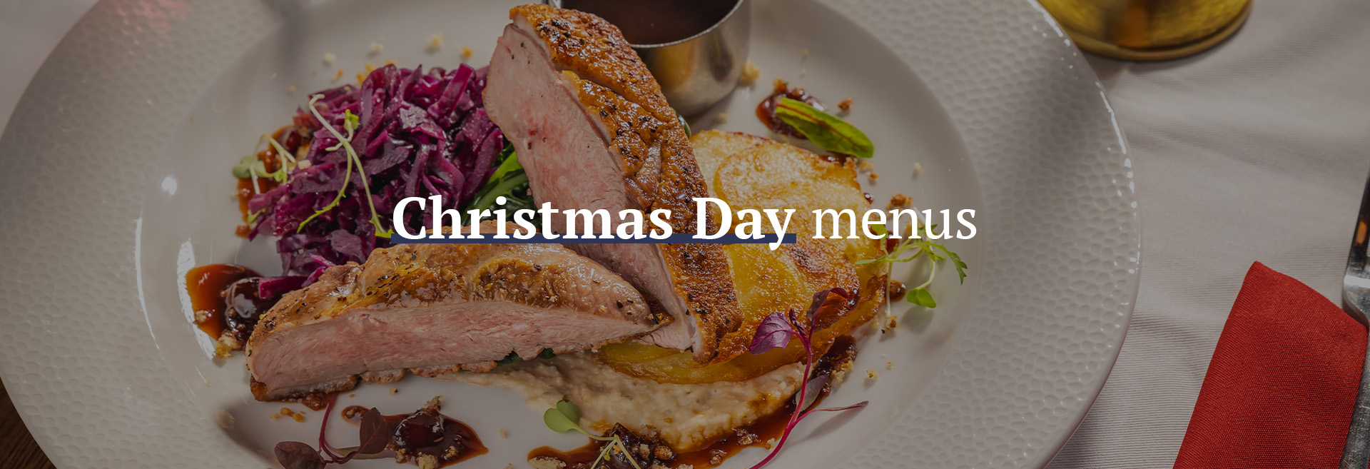 Christmas Day Menu at The Royal Oak